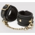 Черные наручники Bound to You Faux Leather Wrist Cuffs - Fifty Shades of Grey - купить с доставкой в Новом Уренгое