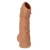 Телесная насадка с пупырышками и открытой головкой Nude Sleeve L - 14 см. - KOKOS - в Новом Уренгое купить с доставкой