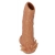 Телесная насадка с усиками и открытой головкой Nude Sleeve L - 14 см. - KOKOS - в Новом Уренгое купить с доставкой