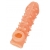 Телесная закрытая насадка с пупырышками Cock Sleeve Size L - 17,6 см. - KOKOS - в Новом Уренгое купить с доставкой