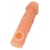 Телесная закрытая насадка с шершавой головкой Cock Sleeve Size L - 17,6 см. - KOKOS - в Новом Уренгое купить с доставкой