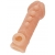 Телесная закрытая насадка с шишечками Cock Sleeve Size L - 17,6 см. - KOKOS - в Новом Уренгое купить с доставкой