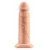 Телесный реалистичный фаллоимитатор с полостью Silicone Hollow Extension - 20 см. - Pipedream - купить с доставкой в Новом Уренгое