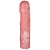 Розовая фаллическая насадка Vac-U-Lock 8  Crystal Jellies Dong - 20,3 см. - Doc Johnson - купить с доставкой в Новом Уренгое