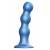 Голубая насадка Strap-On-Me Dildo Plug Balls size S - Strap-on-me - купить с доставкой в Новом Уренгое