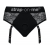 Черные трусики для насадок Diva Lingerie Harness - size L - Strap-on-me - купить с доставкой в Новом Уренгое