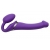 Фиолетовый безремневой вибрострапон Vibrating Bendable Strap-On - size L - Strap-on-me - купить с доставкой в Новом Уренгое