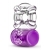 Фиолетовое эрекционное виброкольцо Pleaser Rechargeable C-Ring - Blush Novelties - в Новом Уренгое купить с доставкой