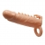 Телесная удлиняющая насадка Penis Sleeve Emmitt - 17 см. - Baile - в Новом Уренгое купить с доставкой