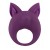 Фиолетовое перезаряжаемое эрекционное кольцо Kitten Kiki - Lola Games - в Новом Уренгое купить с доставкой