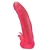 Розовая насадка для страпона с клиторальными лепестками - 18,5 см. - LOVETOY (А-Полимер) - купить с доставкой в Новом Уренгое