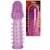 Фиолетовая насадка, удлиняющая половой член - 13,5 см. - Toyfa Basic - в Новом Уренгое купить с доставкой