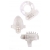 Набор из 3 прозрачных эрекционных колец с вибрацией Teasers Ring Kit - Chisa - в Новом Уренгое купить с доставкой