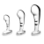 Набор из 3 стальных стимуляторов простаты Stainless Steel P-spot Training Set - b-Vibe - в Новом Уренгое купить с доставкой