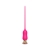 Розовый тонкий стимулятор Nipple Vibrator - 23 см. - I-MOON - купить с доставкой в Новом Уренгое
