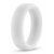 Белое люминесцентное эрекционное кольцо Silicone Glo Cock Ring - Blush Novelties - в Новом Уренгое купить с доставкой