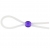 Прозрачное лассо с фиолетовой бусиной SILICONE COCK RING WITH BEAD LAVENDER - NMC - в Новом Уренгое купить с доставкой