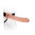 Фаллопротез телесного цвета Hollow Strap-On - 29 см. - Pipedream - купить с доставкой в Новом Уренгое