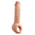 Телесная насадка-удлинитель Thrive 8.75 Inch Realistic Penis Extender Sleeve - 22,2 см. - Blush Novelties - в Новом Уренгое купить с доставкой