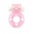 Розовое эрекционное виброкольцо в форме мишки - 1137 - в Новом Уренгое купить с доставкой