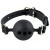Силиконовый кляп-шар с отверстиями для дыхания Silicone Breathable Ball Gag Small - Pipedream - купить с доставкой в Новом Уренгое