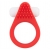 Красное эрекционное кольцо LIT-UP SILICONE STIMU RING 1 RED - Dream Toys - в Новом Уренгое купить с доставкой