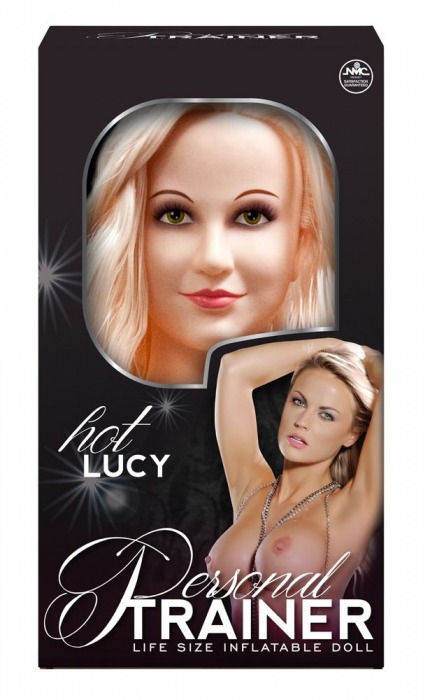 Надувная кукла с вибрацией и 2 любовными отверстиями Hot Lucy Lifesize Love Doll - NMC - в Новом Уренгое купить с доставкой