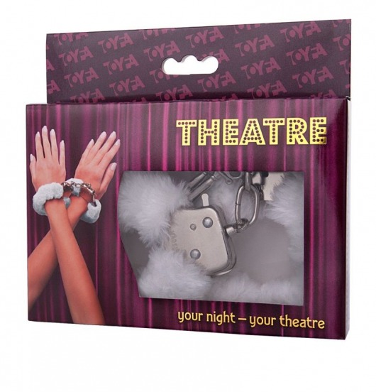 Наручники с белой меховой опушкой - ToyFa - купить с доставкой в Новом Уренгое