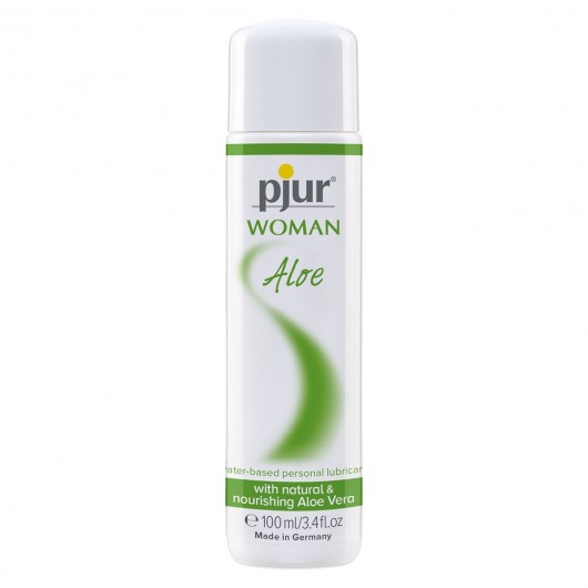 Лубрикант на водной основе pjur WOMAN Aloe - 100 мл. - Pjur - купить с доставкой в Новом Уренгое