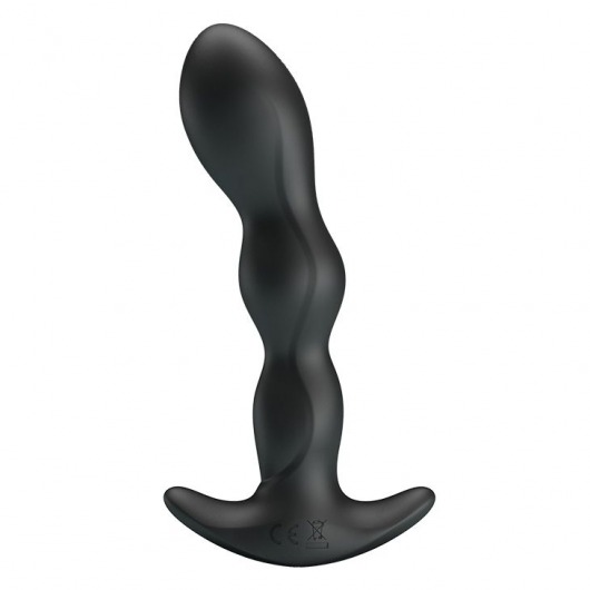 Черный анальный стимулятор простаты с вибрацией Special Anal Massager - 14,5 см. - Baile - в Новом Уренгое купить с доставкой