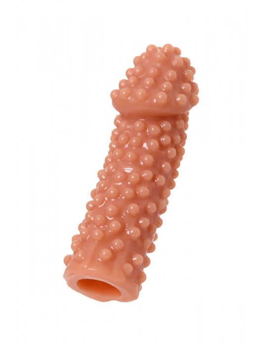 Телесная насадка на фаллос с бугорками KOKOS Extreme Sleeve 10 - 15,8 см. - KOKOS - в Новом Уренгое купить с доставкой