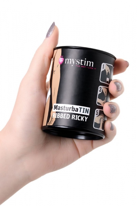 Компактный мастурбатор MasturbaTIN Ribbed Ricky - MyStim - в Новом Уренгое купить с доставкой