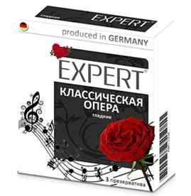 Гладкие презервативы Expert  Классическая опера  - 3 шт. - Expert - купить с доставкой в Новом Уренгое