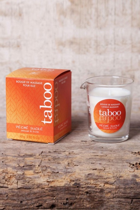 Массажное аромамасло с афродизиаками для женщин RUF Taboo Peche sucre - 60 гр. - RUF - купить с доставкой в Новом Уренгое