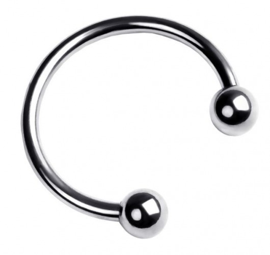 Серебристая подкова на головку пениса - ToyFa - купить с доставкой в Новом Уренгое