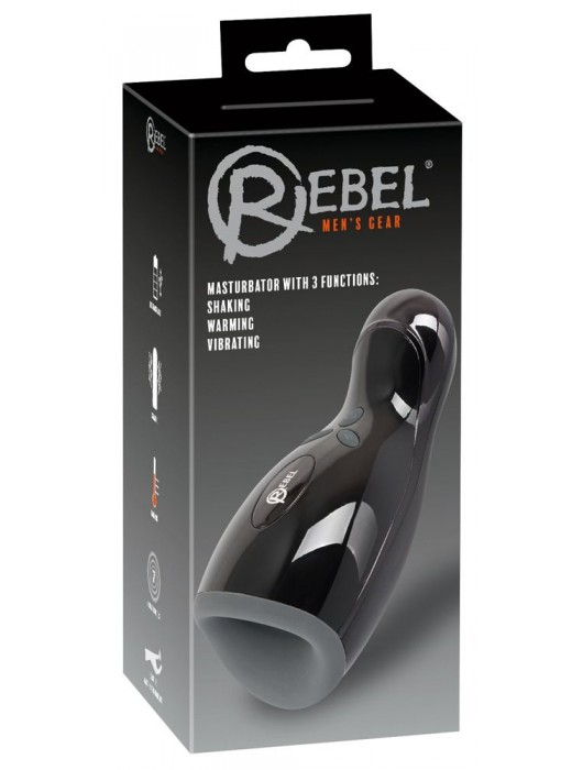 Черный мастурбатор Rebel Masturbator с нагревом - Orion - в Новом Уренгое купить с доставкой