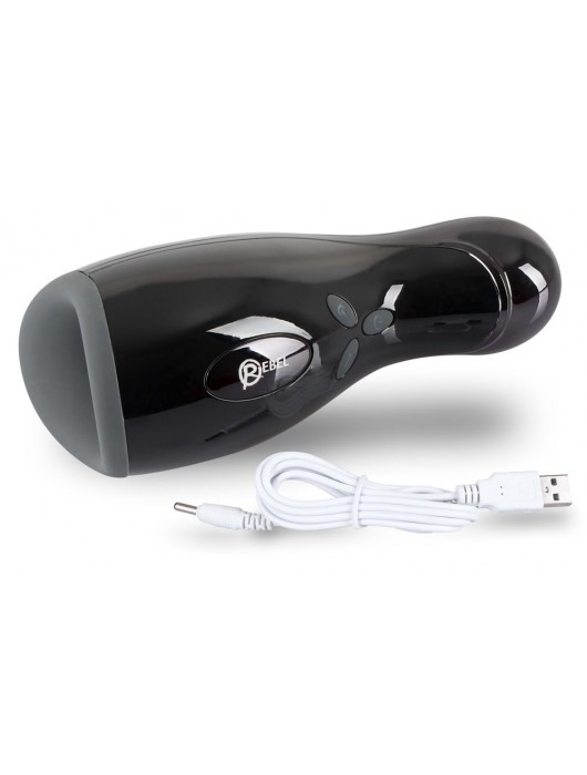 Черный мастурбатор Rebel Masturbator с нагревом - Orion - в Новом Уренгое купить с доставкой