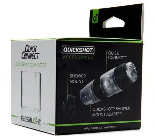 Коннектор для мастурбаторов серии Quickshot - Quick Connect - Fleshlight - в Новом Уренгое купить с доставкой