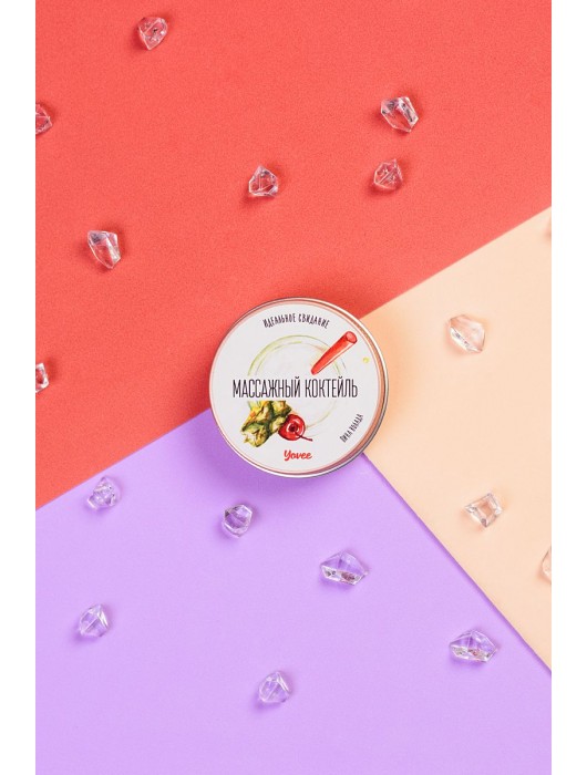 Массажная свеча «Массажный коктейль» с ароматом пина колады - 30 мл. - ToyFa - купить с доставкой в Новом Уренгое