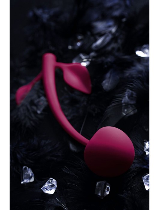 Бордовая вагинальная вишенка WILD CHERRY - 14,5 см. - JOS