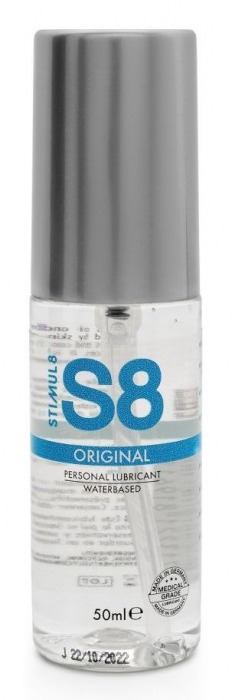 Универсальный лубрикант на водной осноdе S8 Original Lube - 50 мл. - Stimul8 - купить с доставкой в Новом Уренгое