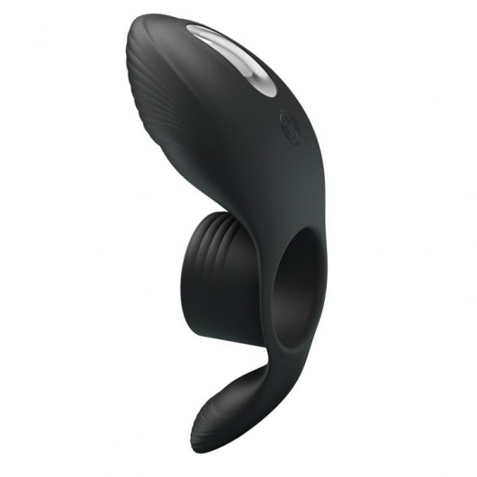Черное кольцо на пенис с вибрацией Vibration Penis Sleeve - Baile - в Новом Уренгое купить с доставкой