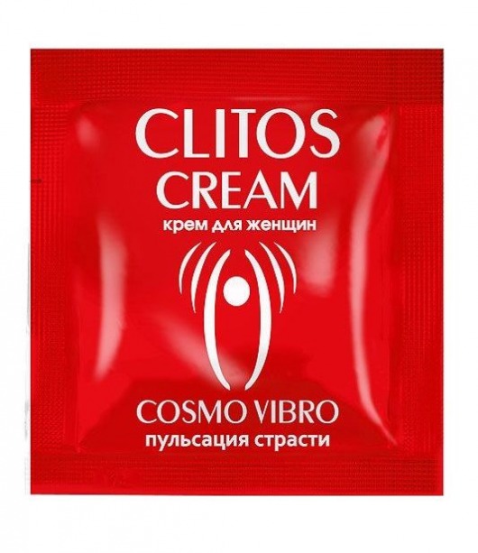 Пробник возбуждающего крема для женщин Clitos Cream - 1,5 гр. - Биоритм - купить с доставкой в Новом Уренгое