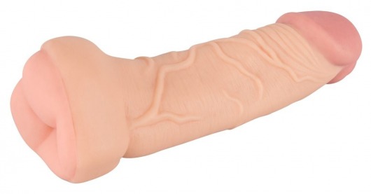 Телесная насадка-мастурбатор 2-in-1 Extension Masturbator - 21 см. - Orion - в Новом Уренгое купить с доставкой