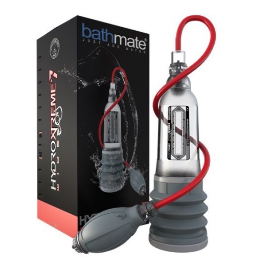 Прозрачная гидропомпа HydroXTREME7 Wide Boy - Bathmate - в Новом Уренгое купить с доставкой