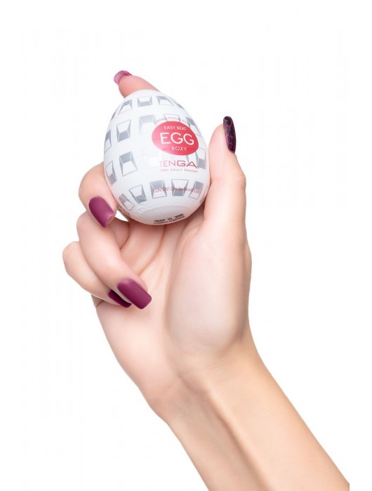 Мастурбатор-яйцо EGG Boxy - Tenga - в Новом Уренгое купить с доставкой