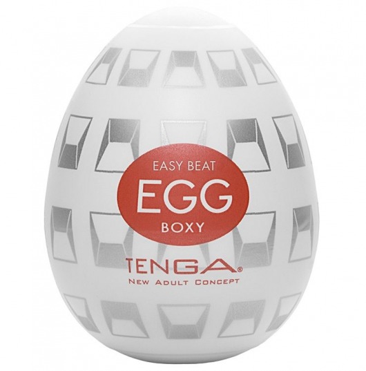 Мастурбатор-яйцо EGG Boxy - Tenga - в Новом Уренгое купить с доставкой