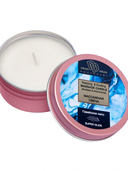 Массажная свеча  Гавайское лето - БиоМед - купить с доставкой в Новом Уренгое
