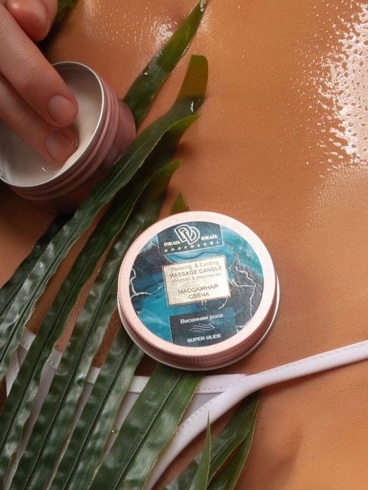 Массажная свеча  Весенняя роса - БиоМед - купить с доставкой в Новом Уренгое
