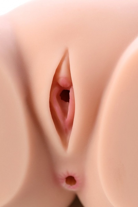 Мастурбатор-полуторс Cherry с вибрацией и двумя любовными тоннелями - KOKOS - в Новом Уренгое купить с доставкой